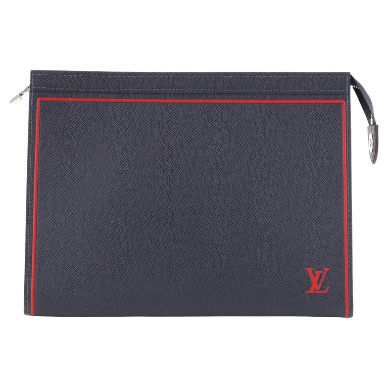 Louis Vuitton Pochette Voyage Taiga Leather MM at 1stDibs