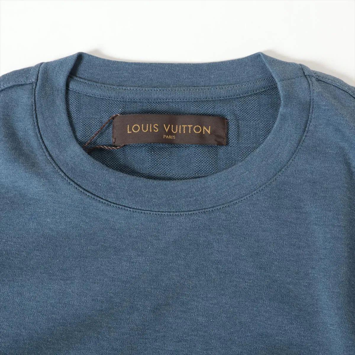 Louis Vuitton Tasca Maglietta in cotone blu In condizioni buone in vendita a Humacao, PR