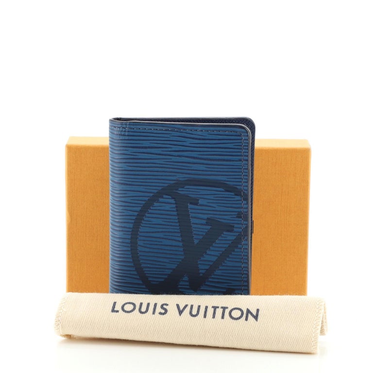 Louis Vuitton Pocket Organizer Epi Navy Blue (Unboxing and First