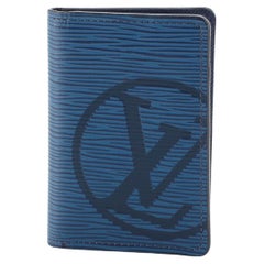 Louis Vuitton Epi Leather Pocket Organizer in Bleu celeste, Luxury