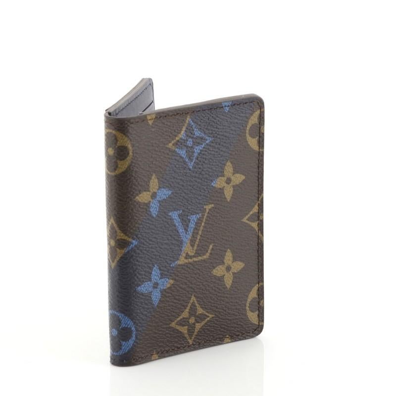 Black Louis Vuitton Pocket Organizer Limited Edition Monogram Canvas