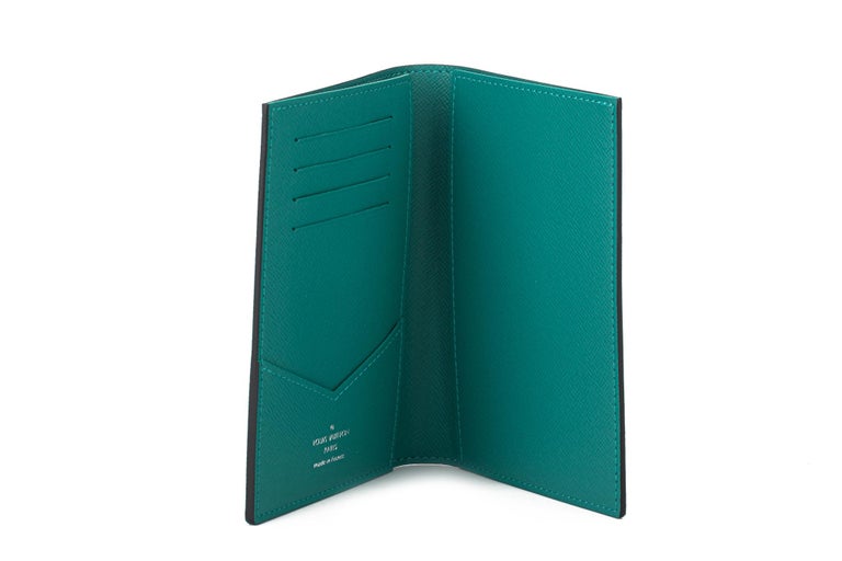 Louis Vuitton Pocket Organizer Taurillon Illusion Blue/Green for Men