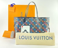 Louis Vuitton Poker Black Multicolor Game On Monogram Neverfull MM 21L1117