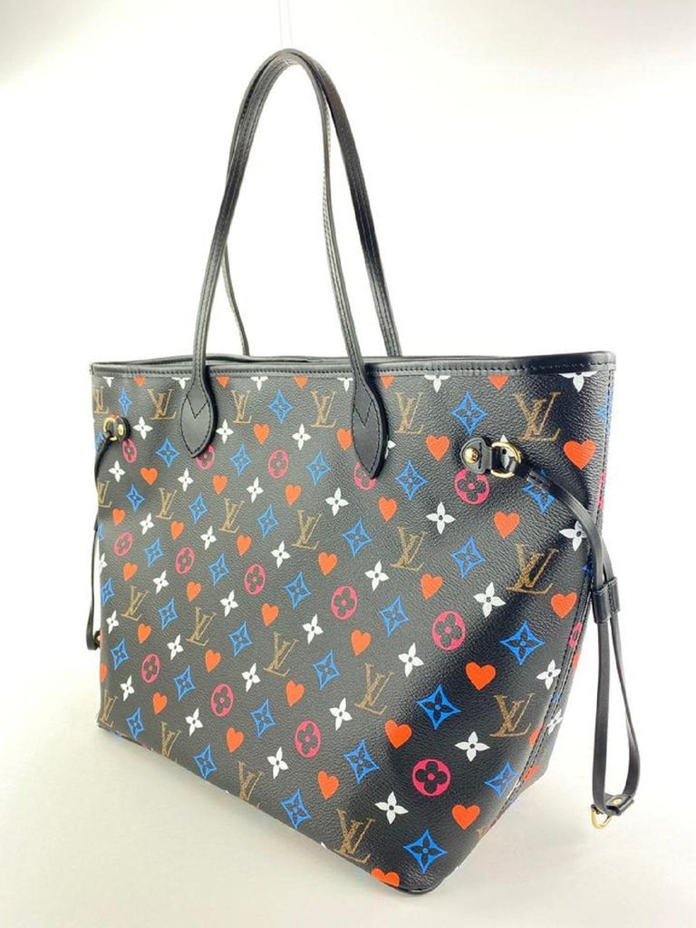 Louis+Vuitton+Neverfull+Game+On+Monogram+Tote+MM+Multicolor+Canvas for sale  online