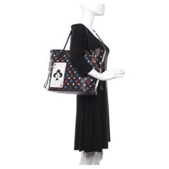 Louis Vuitton Poker Black Multicolor Game On Monogram Neverfull MM 21L1117