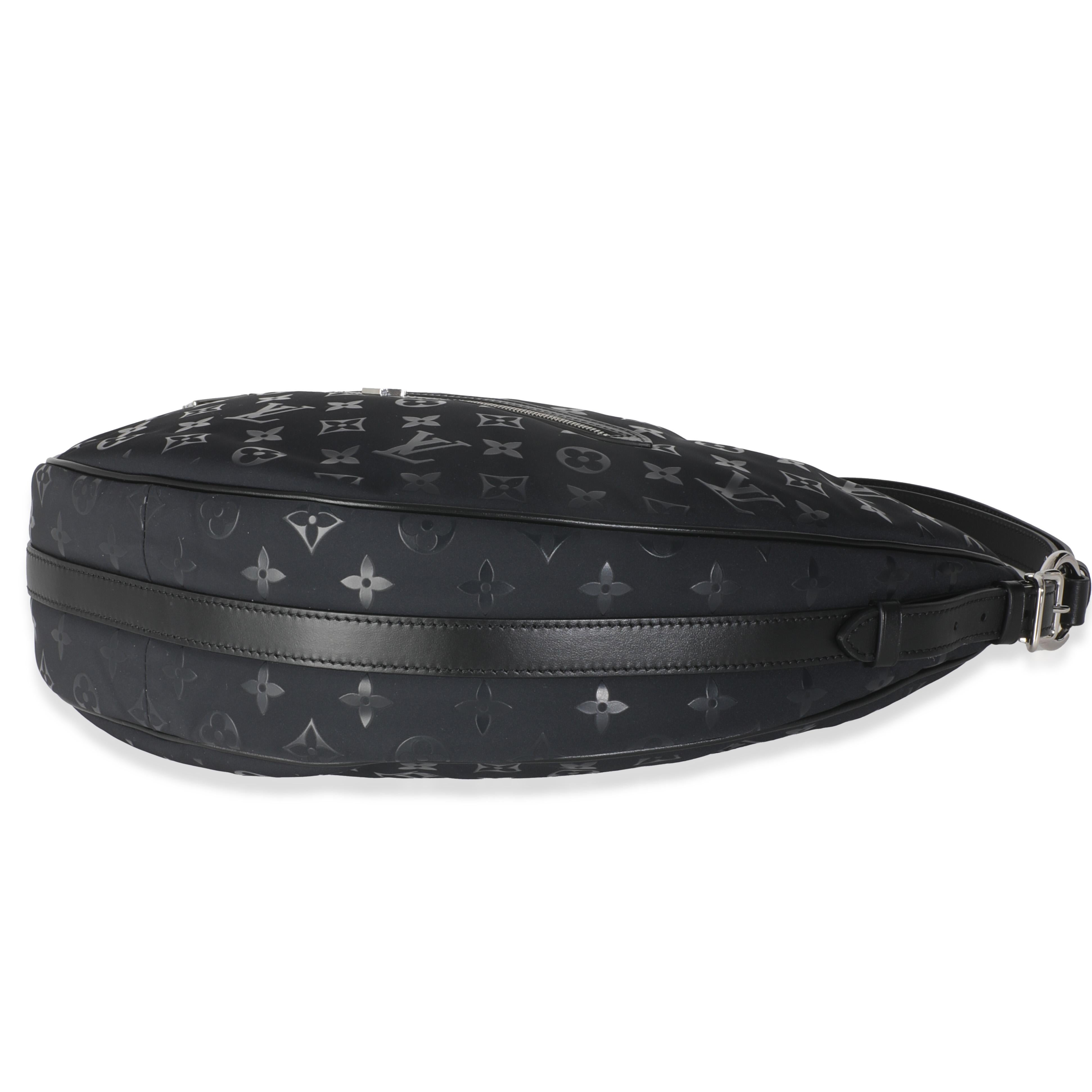 Polar Night Nylon Monogramm Schleife Tasche Hobo von Louis Vuitton Polar Night Damen im Angebot