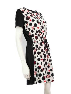 Louis Vuitton Polka Dot Monogram Dress Size S