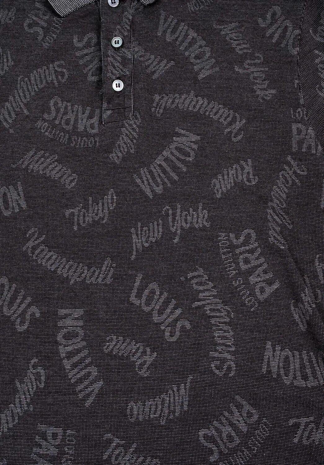 Noir Louis Vuitton Polo pour hommes, taille L S553