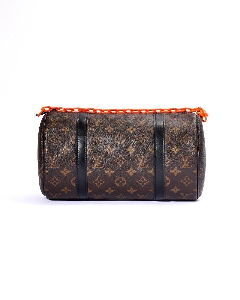 Noir Louis Vuitton Polochon MM Solar Ray Monogram Borsa a tracolla en vente