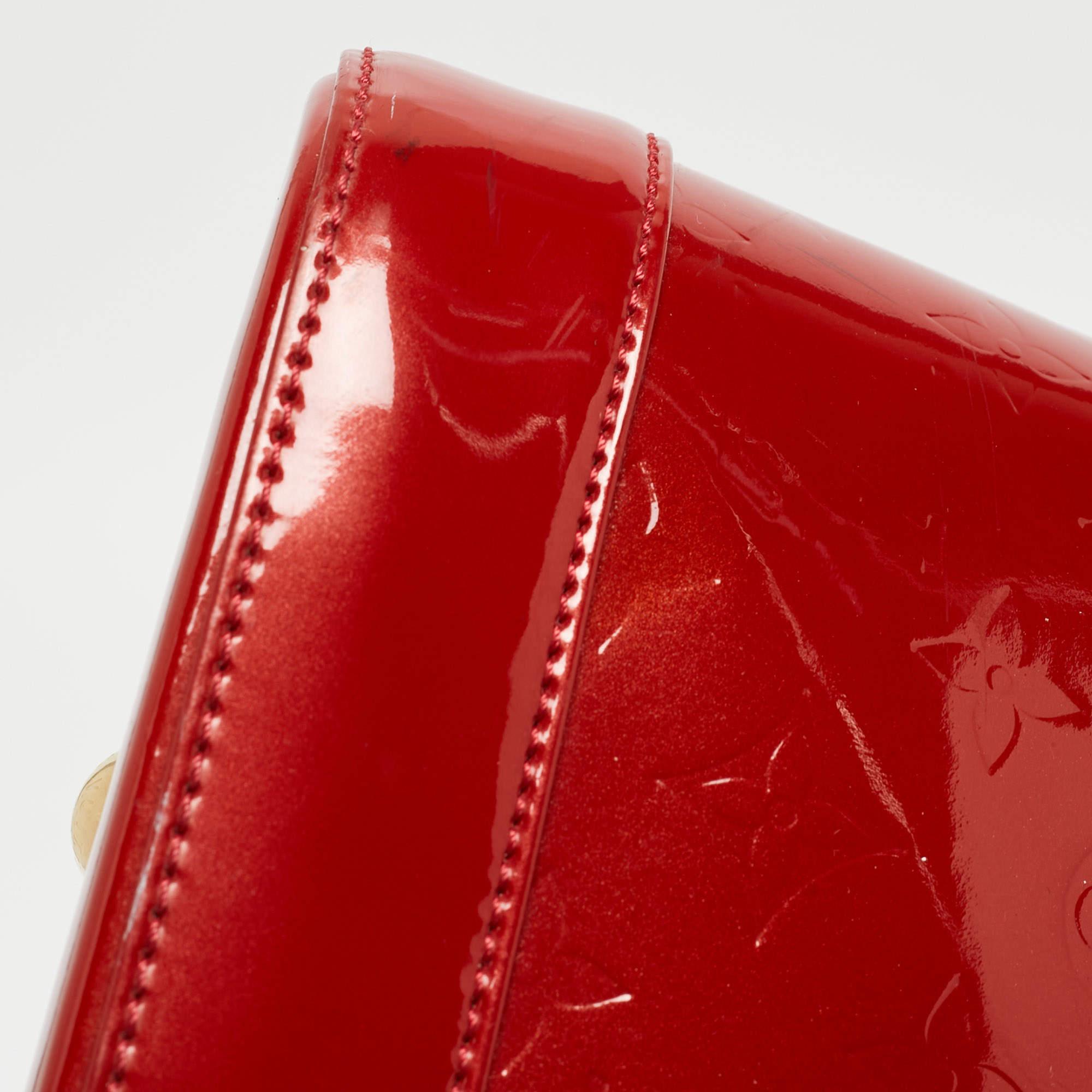 Louis Vuitton Pomme D Amour Monogram Vernis Alma GM Bag 7