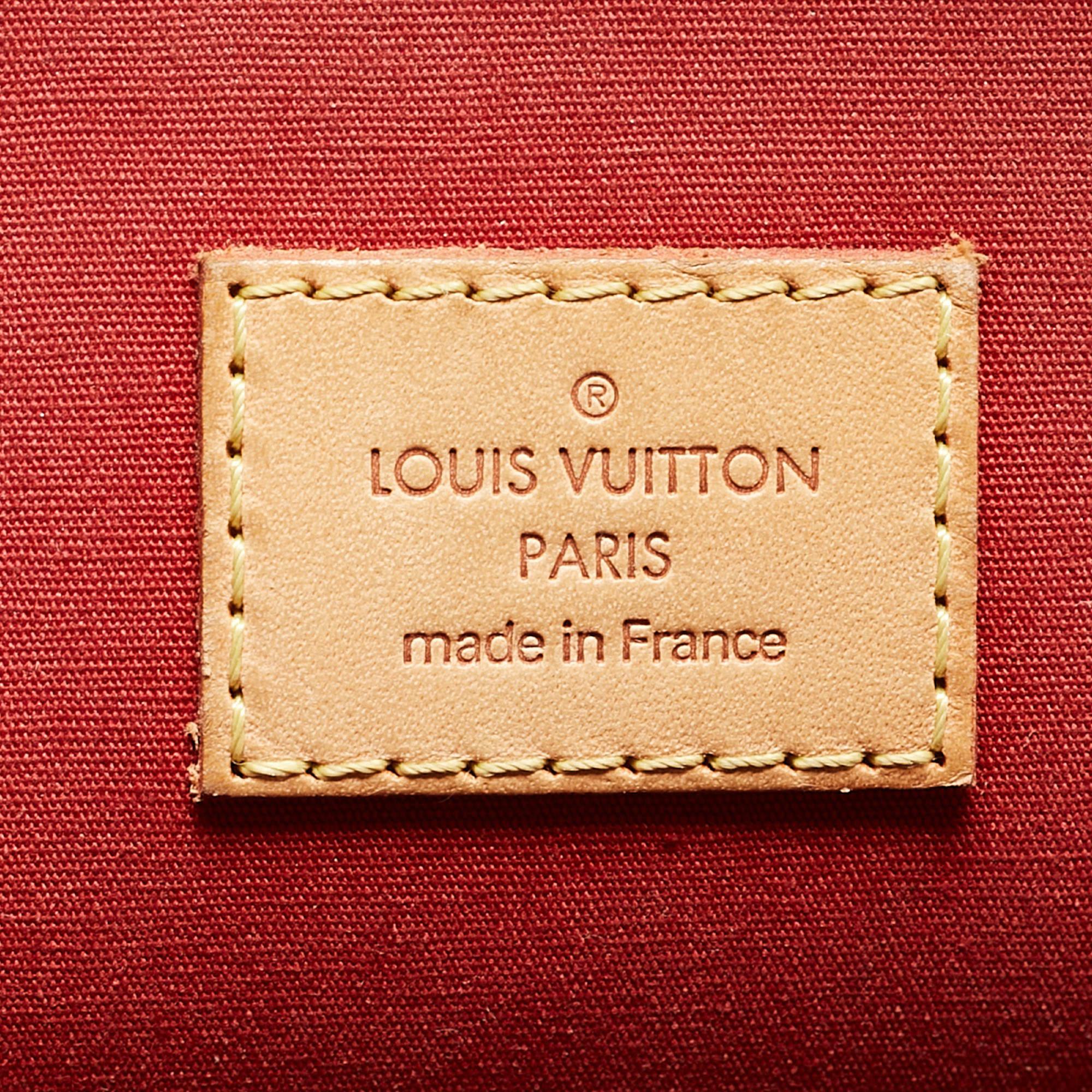 Red Louis Vuitton Pomme D Amour Monogram Vernis Alma GM Bag