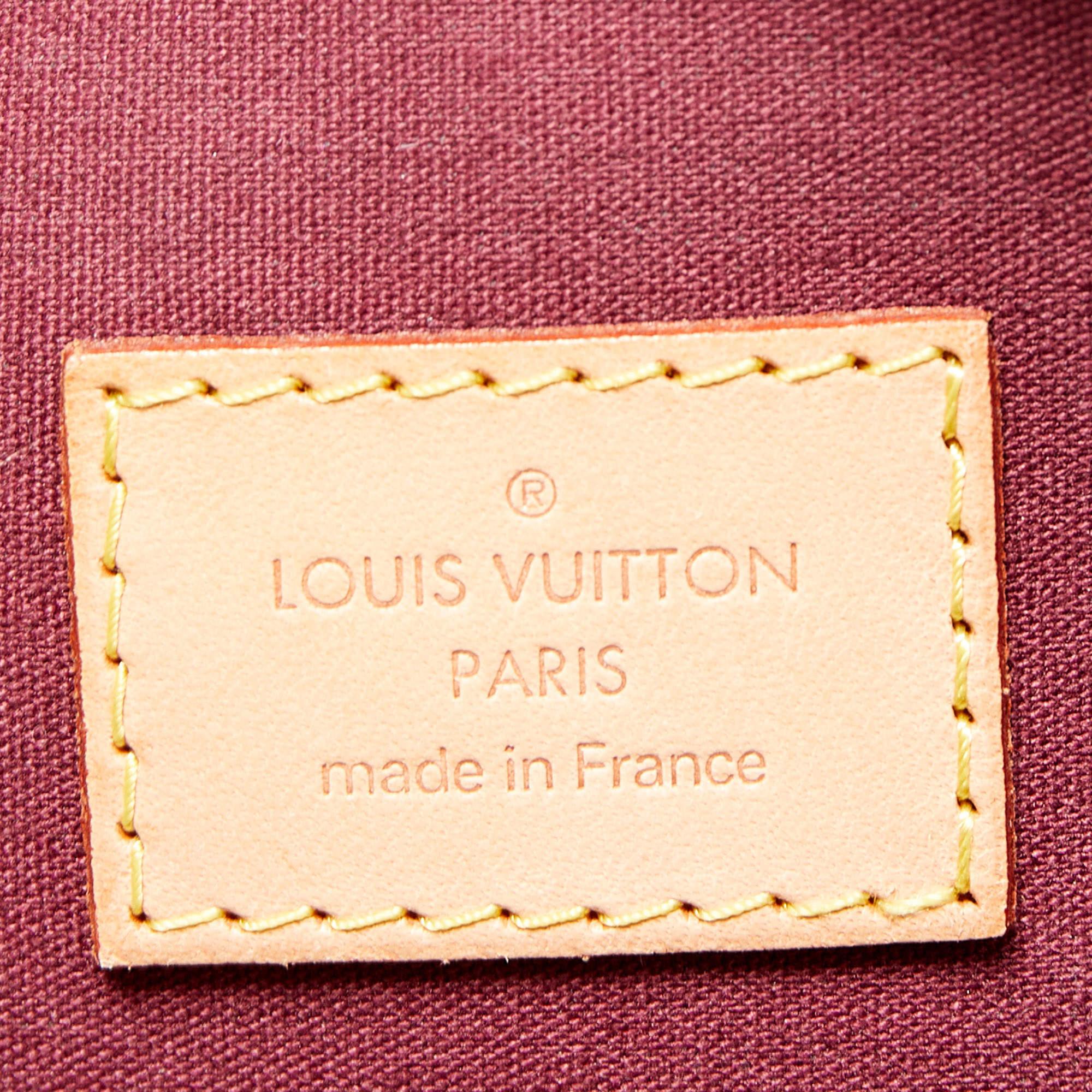 Louis Vuitton Pomme D Amour Monogram Vernis Alma GM Bag 5