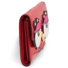 LOUIS VUITTON Pomme d'Amour Monogram Vernis 2018 BIRD VICTORINE Wallet