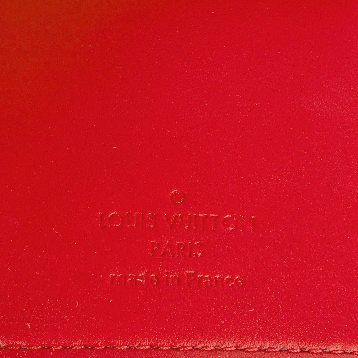LOUIS VUITTON Pomme d'Amour Monogram Vernis 2018 BIRD VICTORINE Wallet In New Condition In Zürich, CH