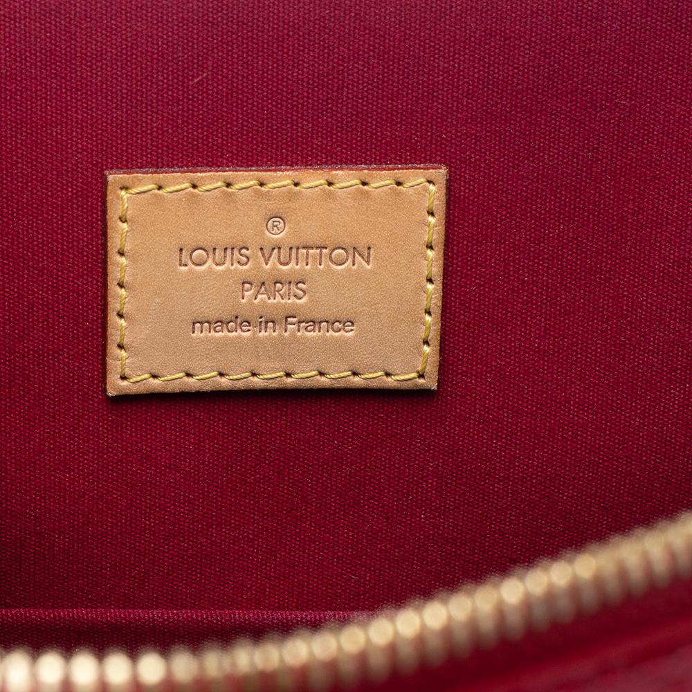 Louis Vuitton Pomme D’amour Monogram Vernis Alma GM Bag 6