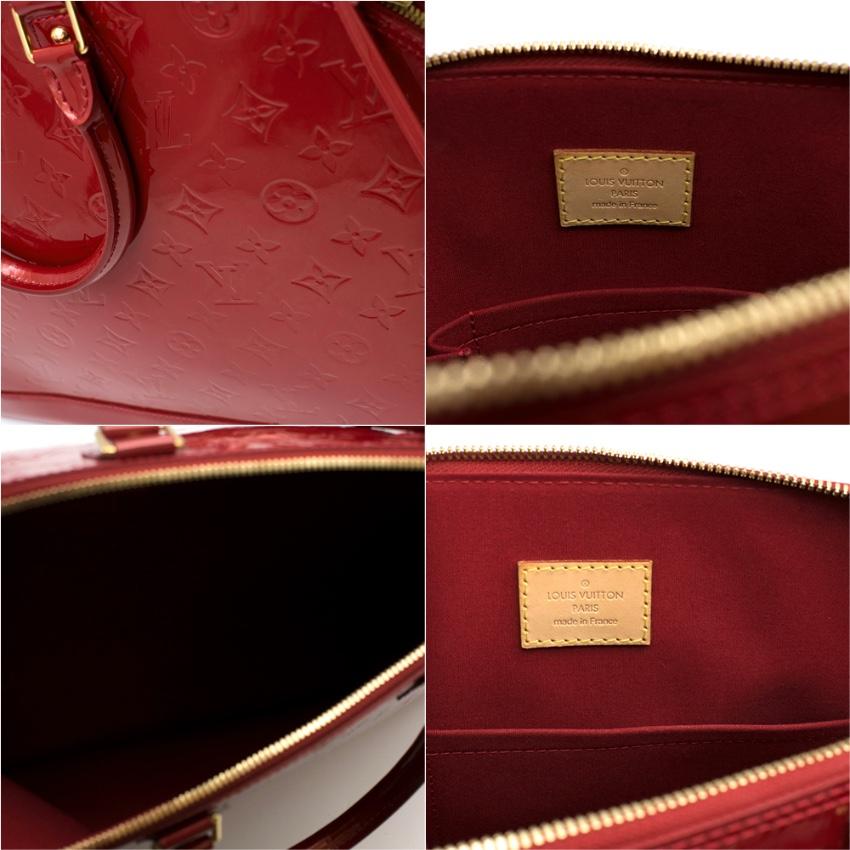 Louis Vuitton Pomme D’Amour Monogram Vernis Alma GM Bag 1