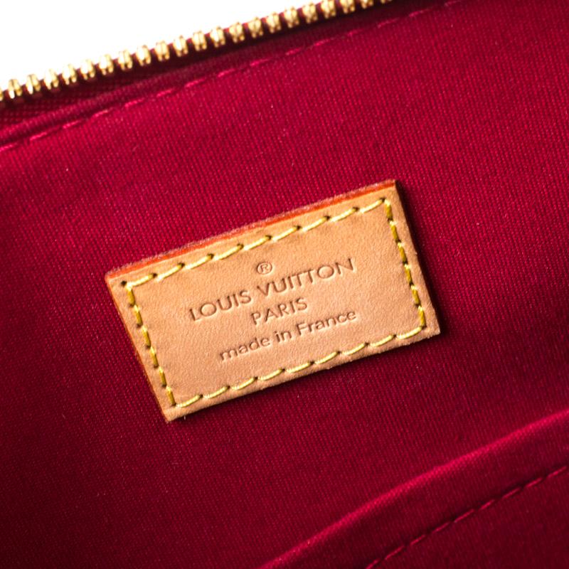 Louis Vuitton Pomme D’amour Monogram Vernis Alma GM Bag 2