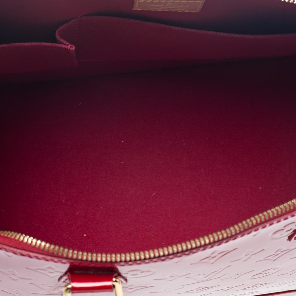 Louis Vuitton Pomme D’amour Monogram Vernis Alma GM Bag 1