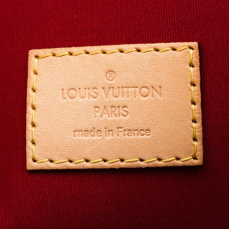 Louis Vuitton Pomme D’amour Monogram Vernis Alma GM Bag 3