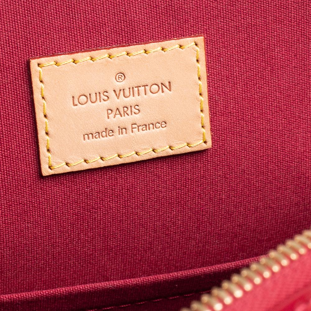 Louis Vuitton Pomme D’amour Monogram Vernis Alma GM Bag 3