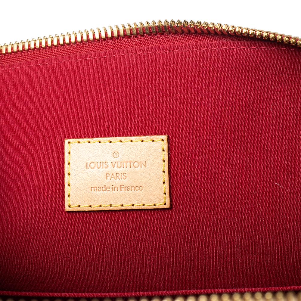 Louis Vuitton Pomme D’amour Monogram Vernis Alma GM XL Bag 7