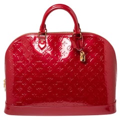 Louis Vuitton Pomme D’amour Monogram Vernis Alma GM XL Bag