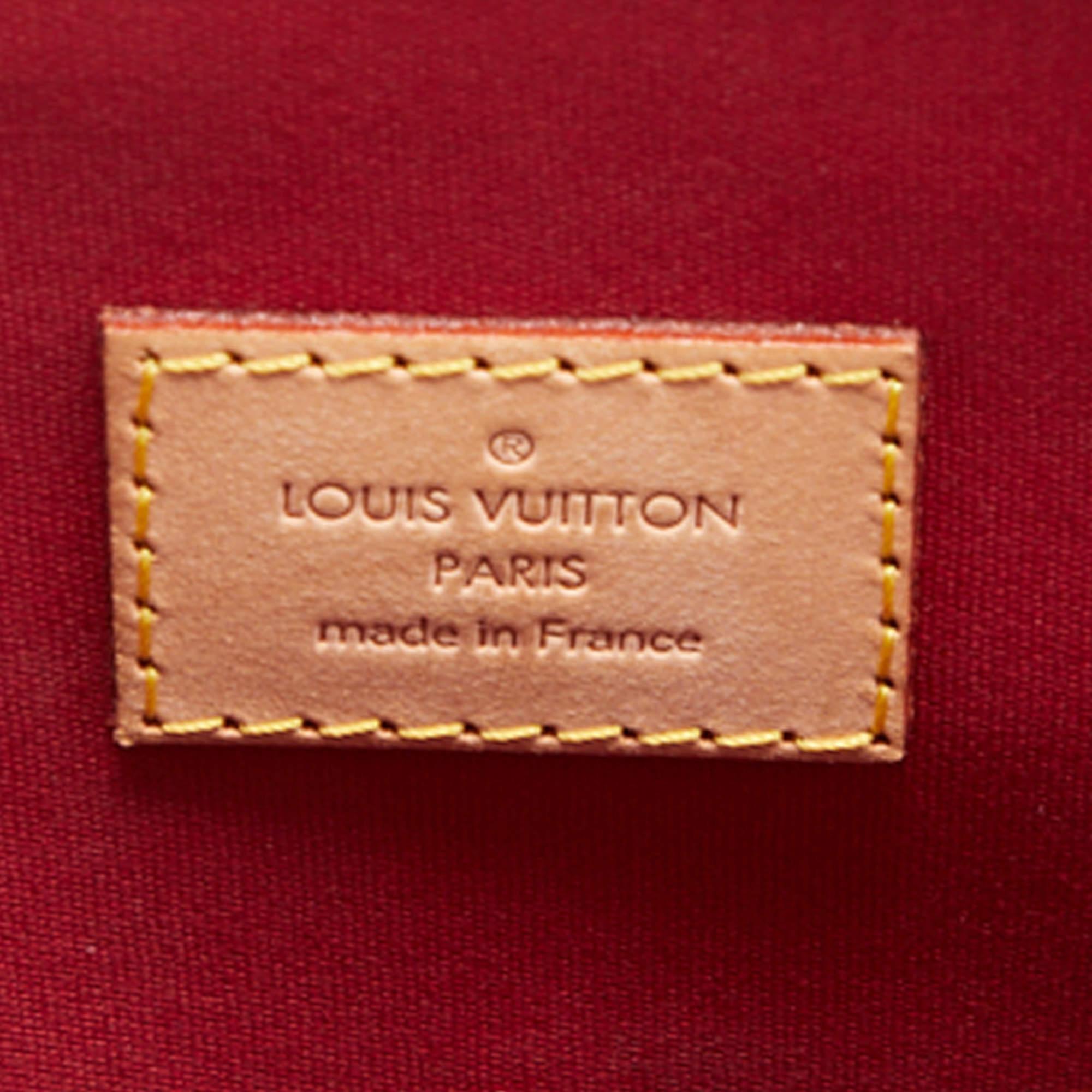 Louis Vuitton Pomme D’amour Monogram Vernis Alma MM Bag 5