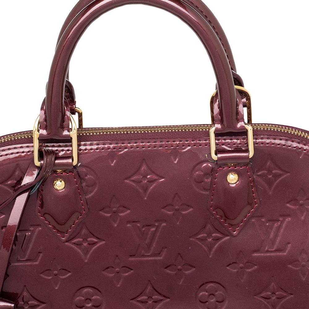Louis Vuitton Pomme D'Amour Monogram Vernis Alma PM Bag 4