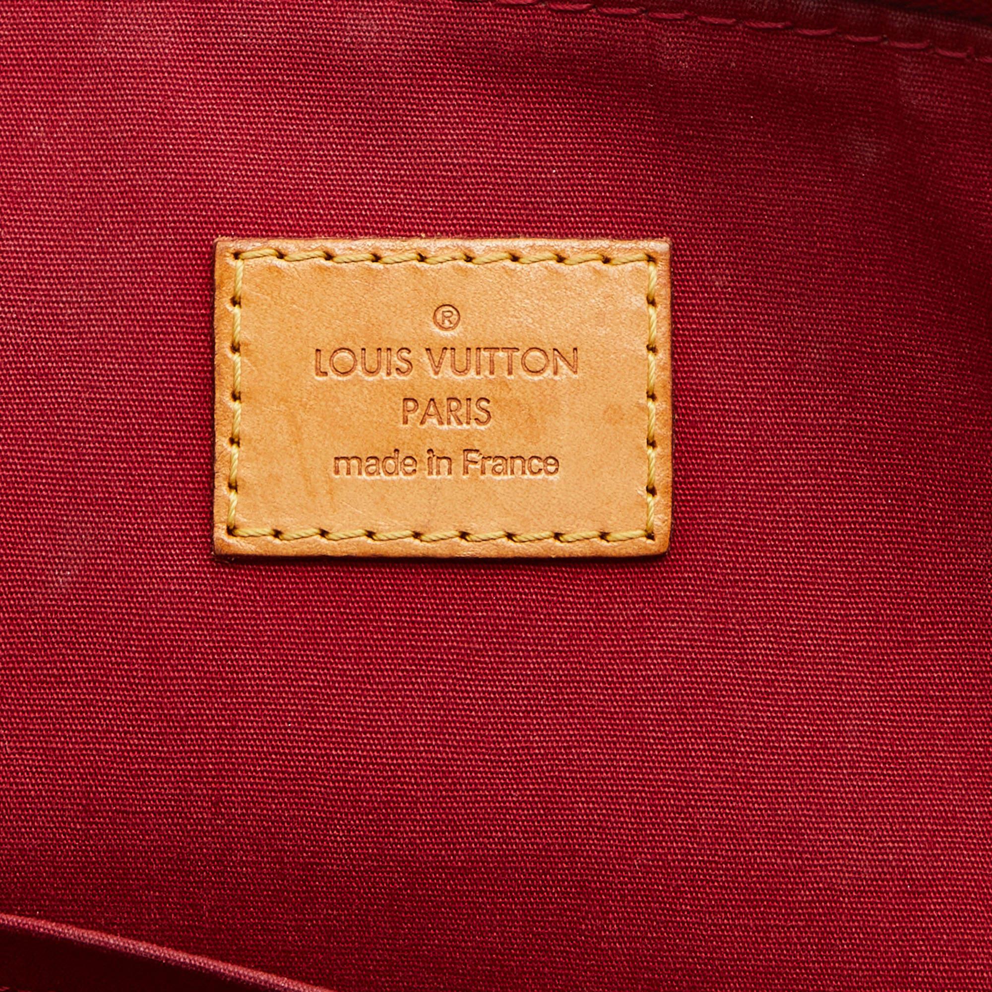 Louis Vuitton Pomme D’amour Monogram Vernis Bellevue GM Bag 5