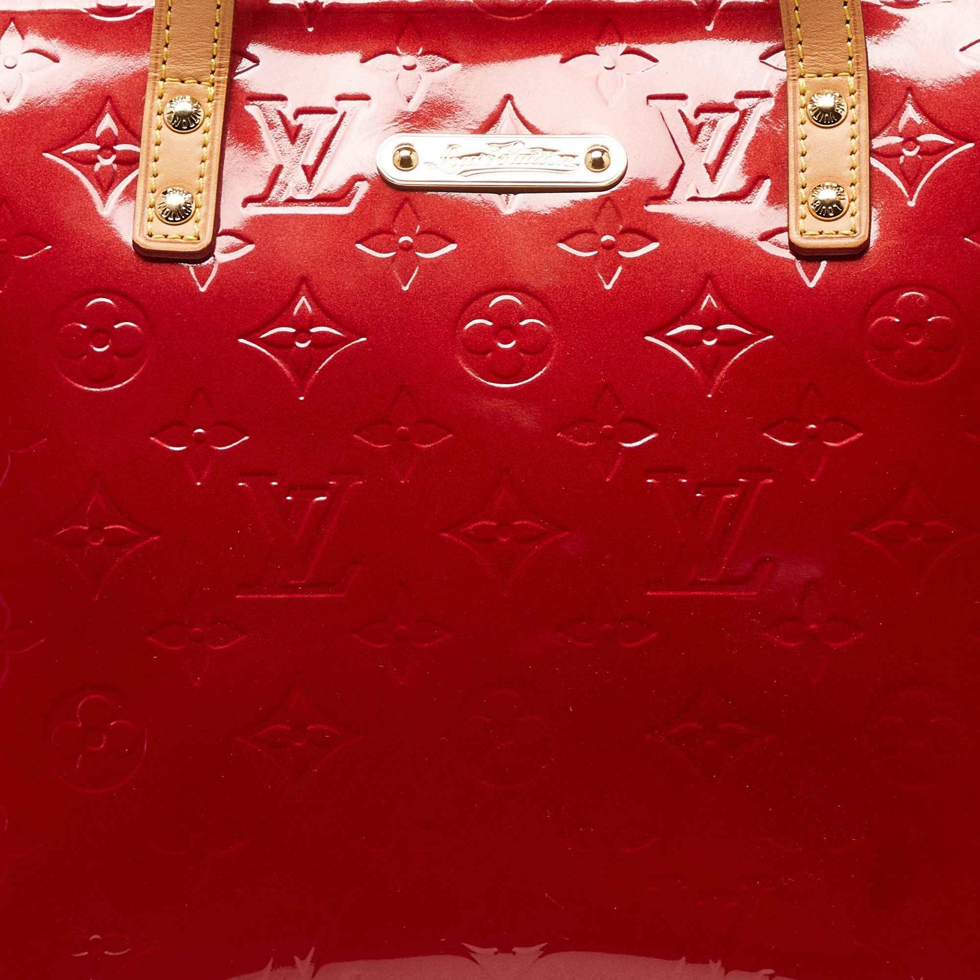 Louis Vuitton Pomme D'Amour Monogram Vernis Bellevue PM Bag 1