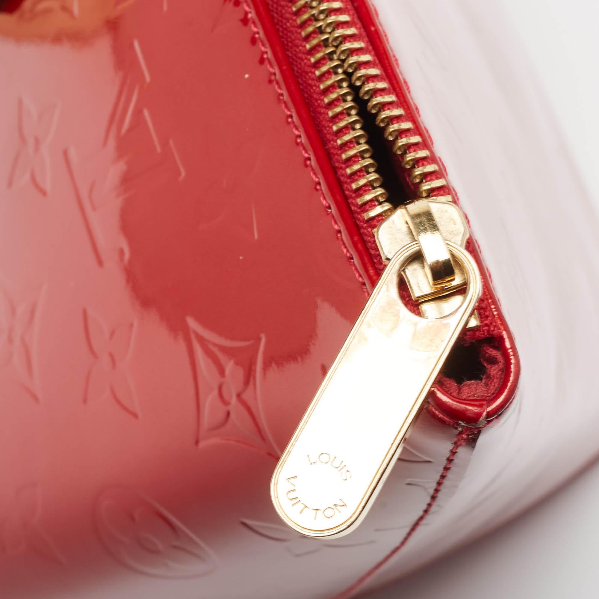 Louis Vuitton Pomme D'Amour Monogram Vernis Bellevue PM Bag 3