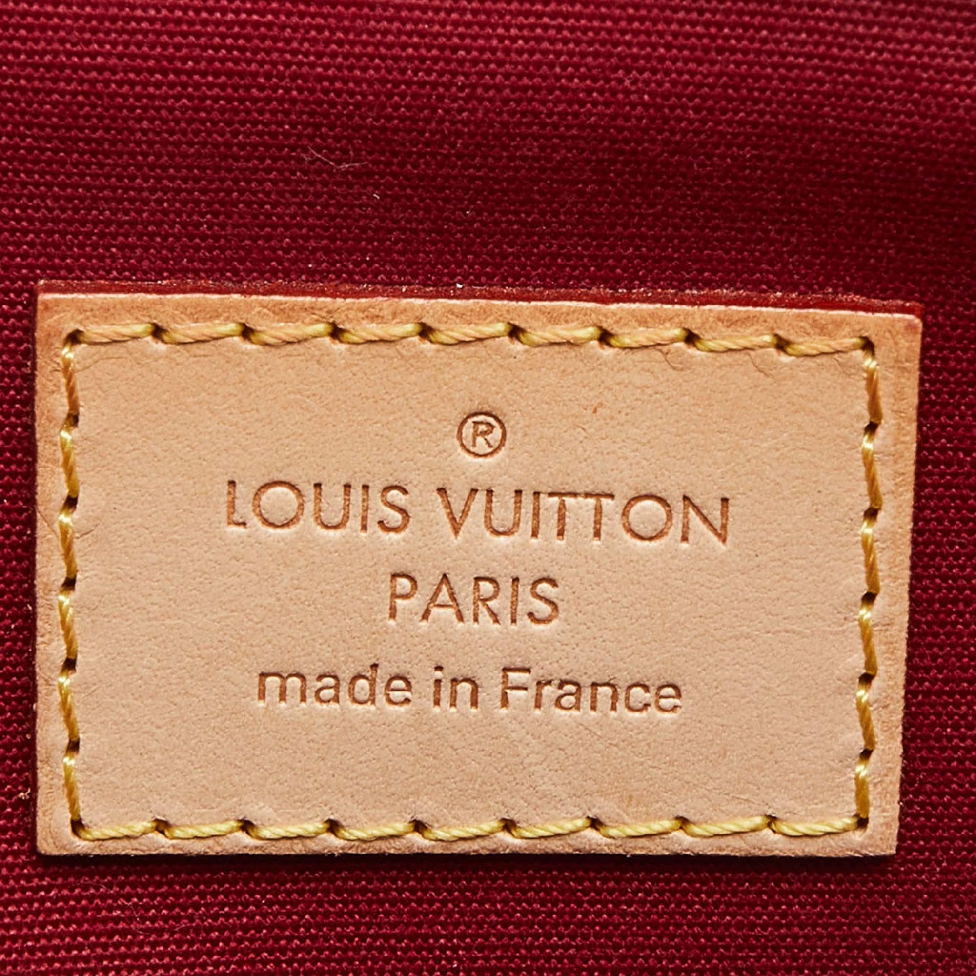 Louis Vuitton Pomme D'Amour Monogram Vernis Bellevue PM Bag 5