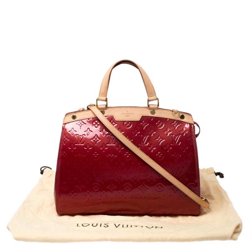 Louis Vuitton Pomme D’amour Monogram Vernis Brea GM Bag 8