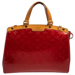 Louis Vuitton Pomme D’amour Monogram Vernis Brea GM Bag