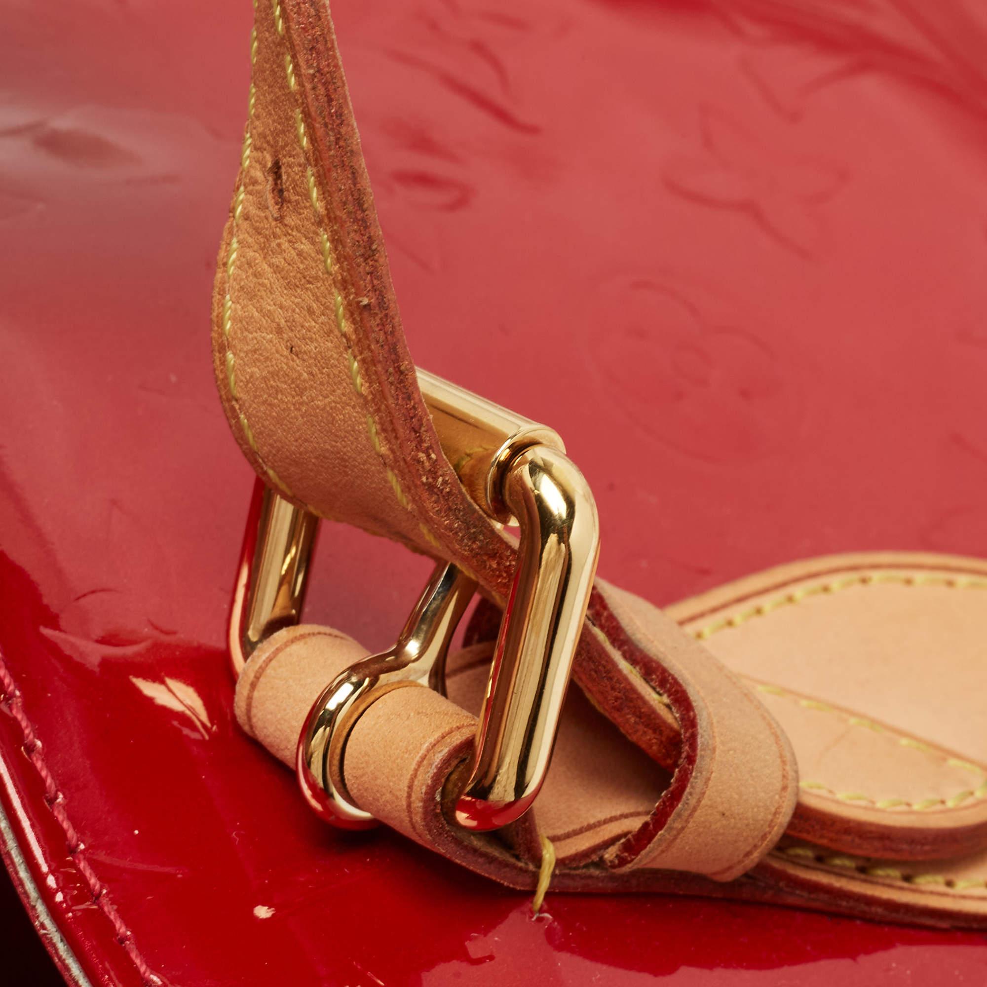 Louis Vuitton Pomme D’amour Monogram Vernis Brentwood Bag 9
