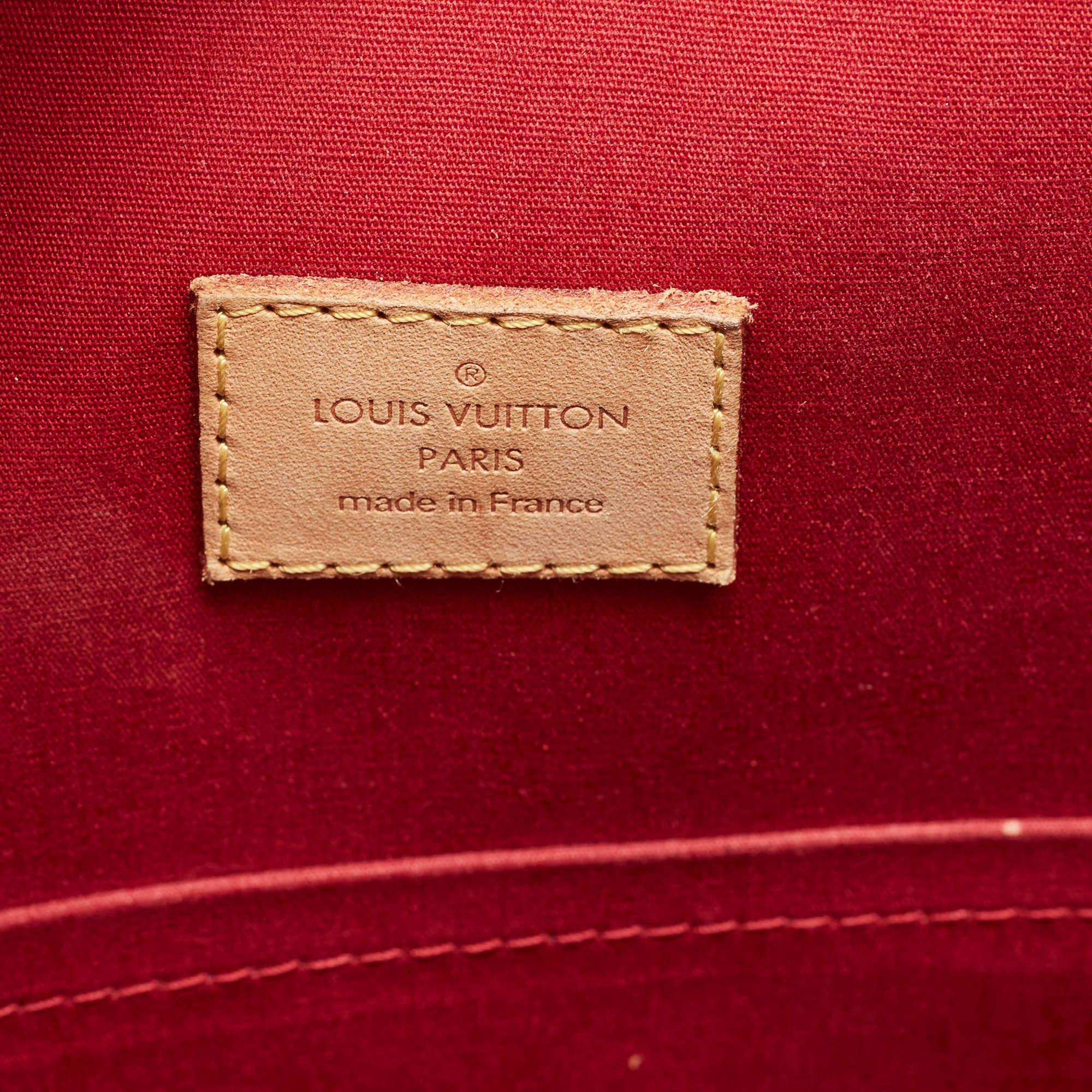 Louis Vuitton Pomme D’amour Monogram Vernis Brentwood Bag For Sale 5