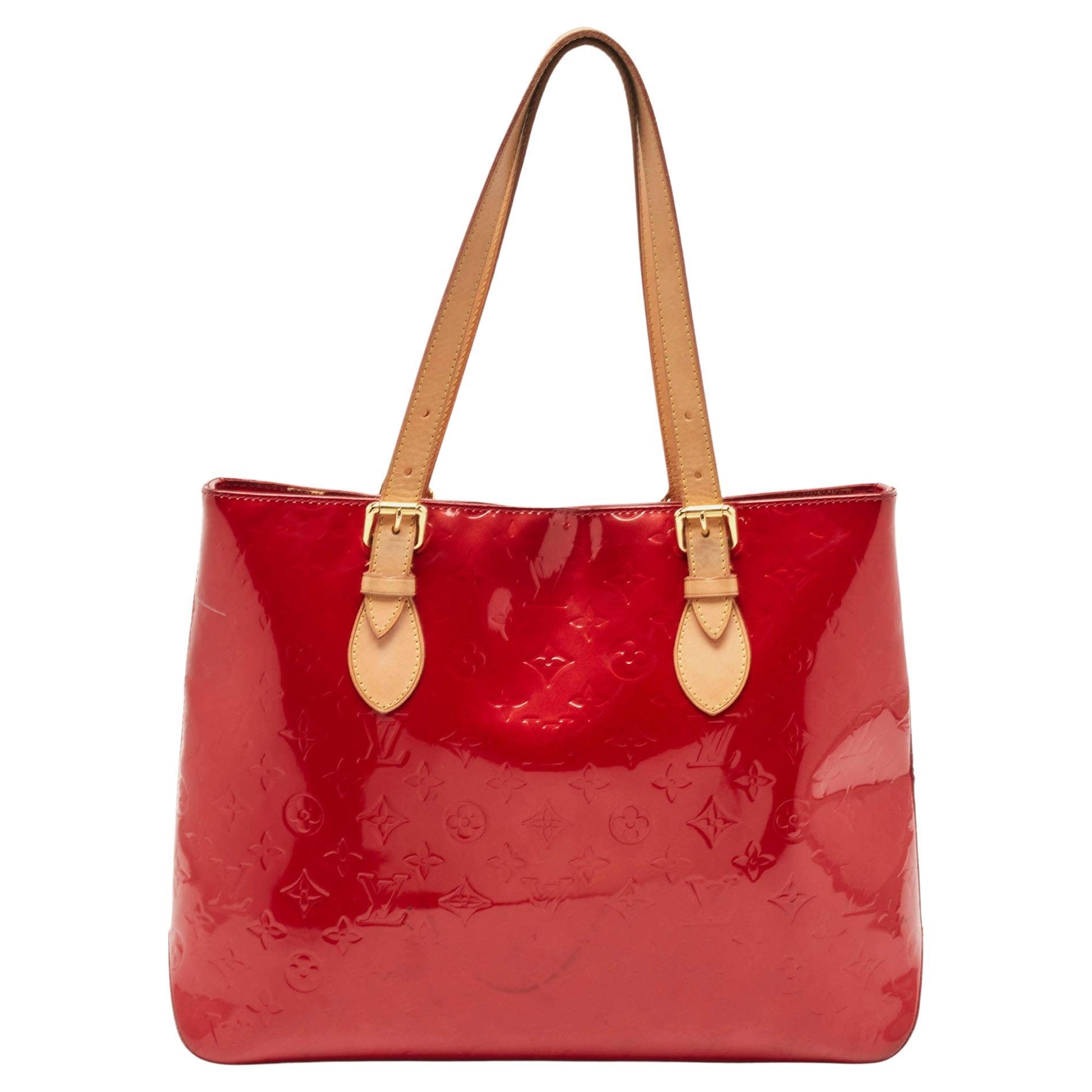 Louis Vuitton Pomme D’amour Monogram Vernis Brentwood Bag For Sale