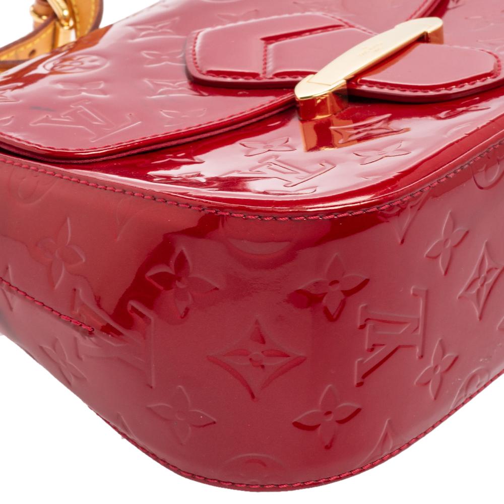 Louis Vuitton Pomme D’amour Monogram Vernis Leather Bellflower GM Bag 3