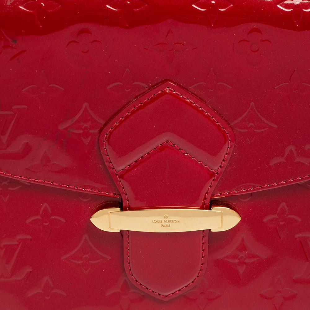 Louis Vuitton Pomme D’amour Monogram Vernis Leather Bellflower GM Bag 6