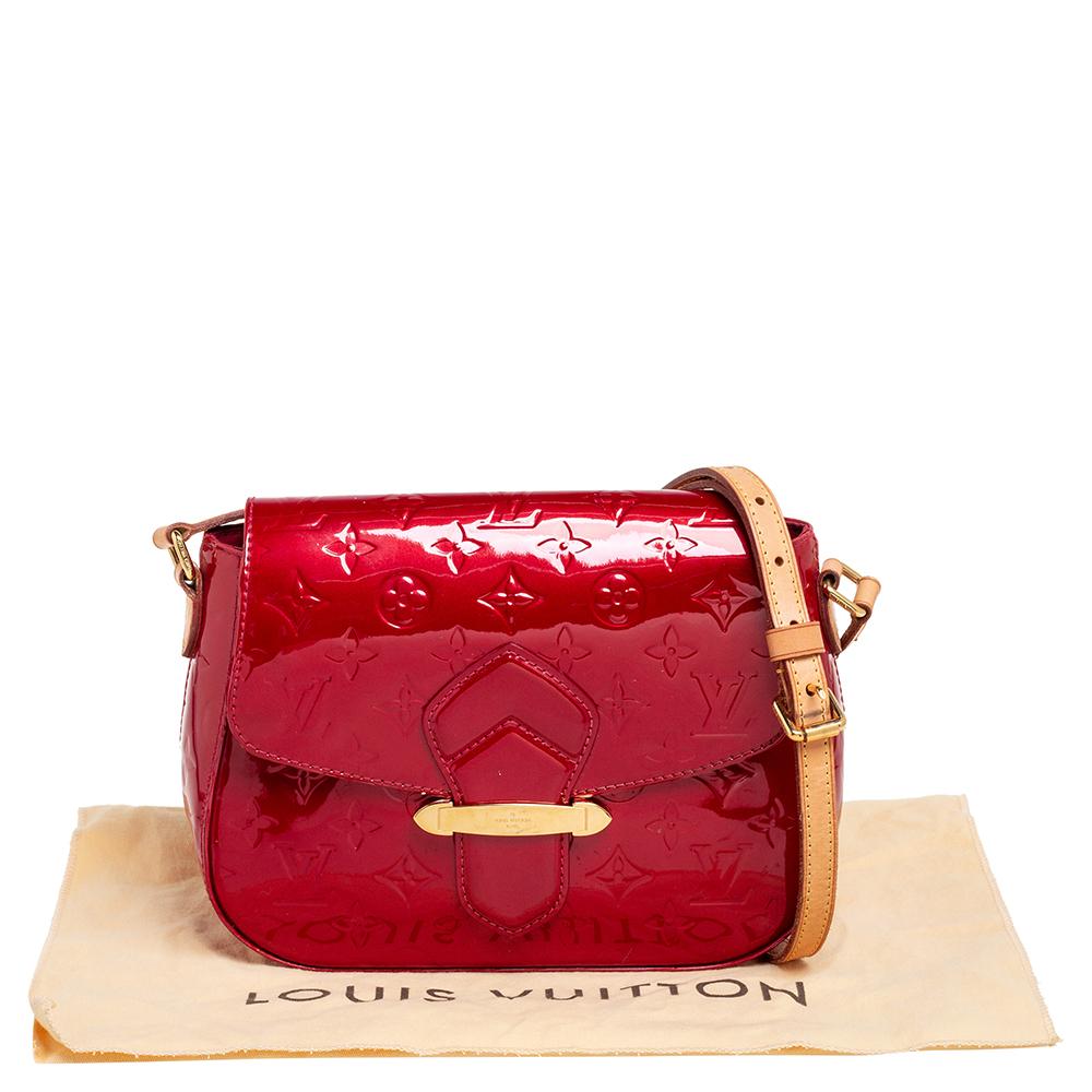 Louis Vuitton Pomme D’amour Monogram Vernis Leather Bellflower GM Bag 7