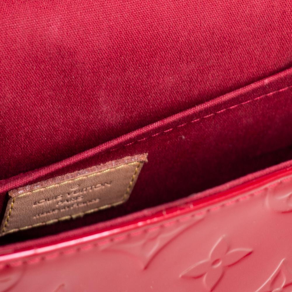 Louis Vuitton Pomme D’amour Monogram Vernis Leather Bellflower GM Bag In Good Condition In Dubai, Al Qouz 2