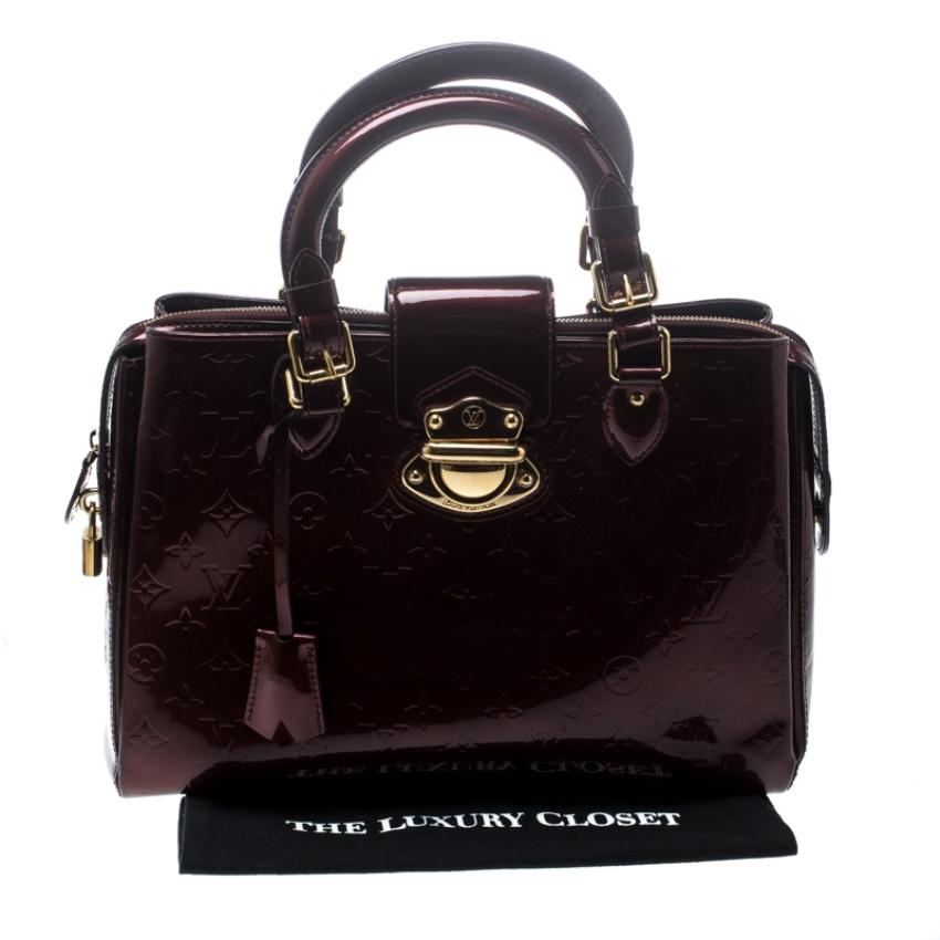 Louis Vuitton Pomme D’amour Monogram Vernis Melrose Avenue Bag 6