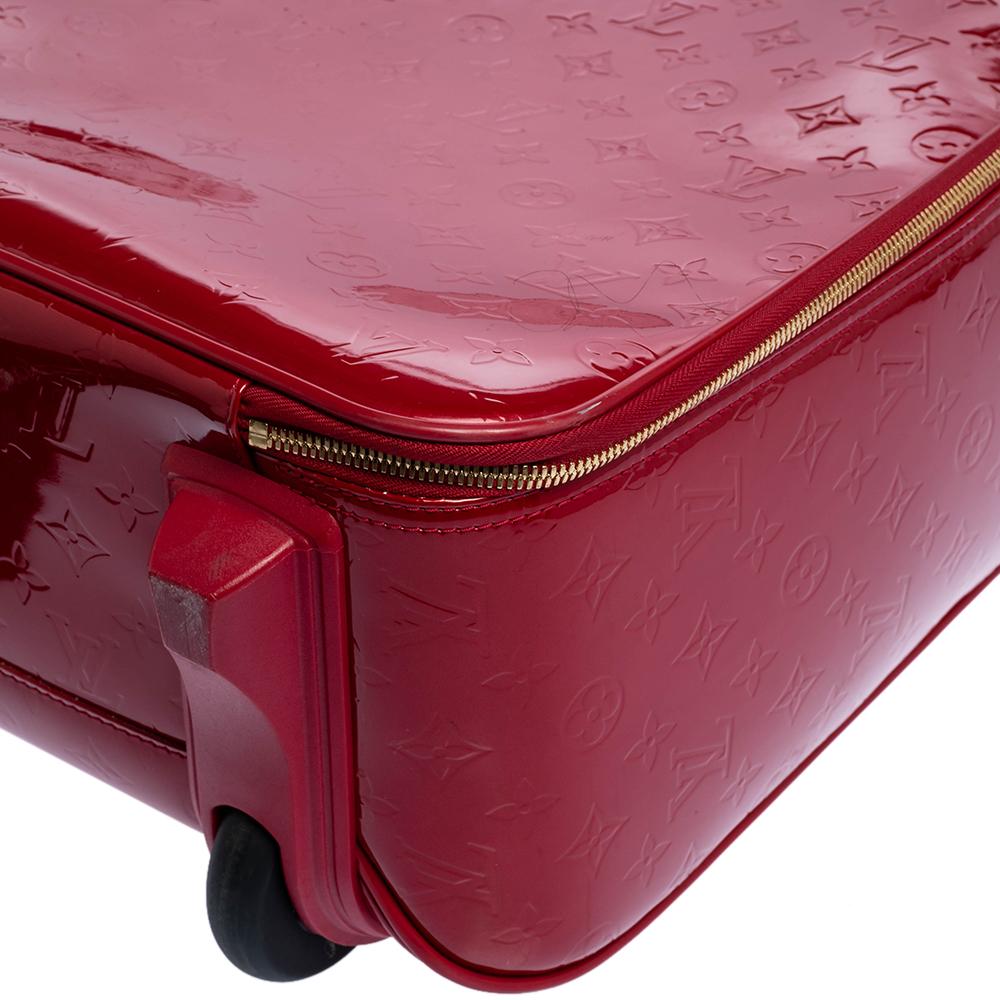 Louis Vuitton Pomme D’amour Monogram Vernis Pegase 45 Suitcase 3