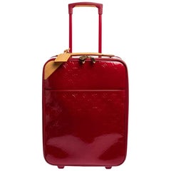 Louis Vuitton Pomme D'amour Monogram Vernis Pegase 45 Suitcase