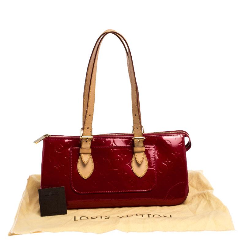 Louis Vuitton Pomme D’amour Monogram Vernis Rosewood Avenue Bag 6