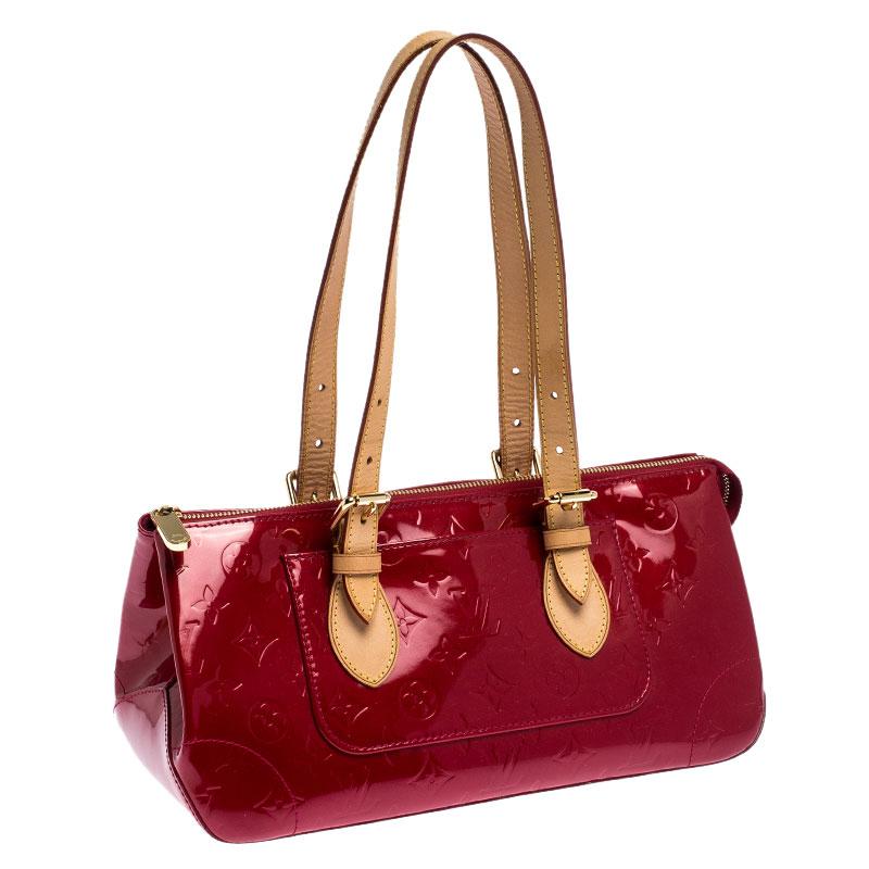 Louis Vuitton Pomme D’amour Monogram Vernis Rosewood Avenue Bag In Good Condition In Dubai, Al Qouz 2