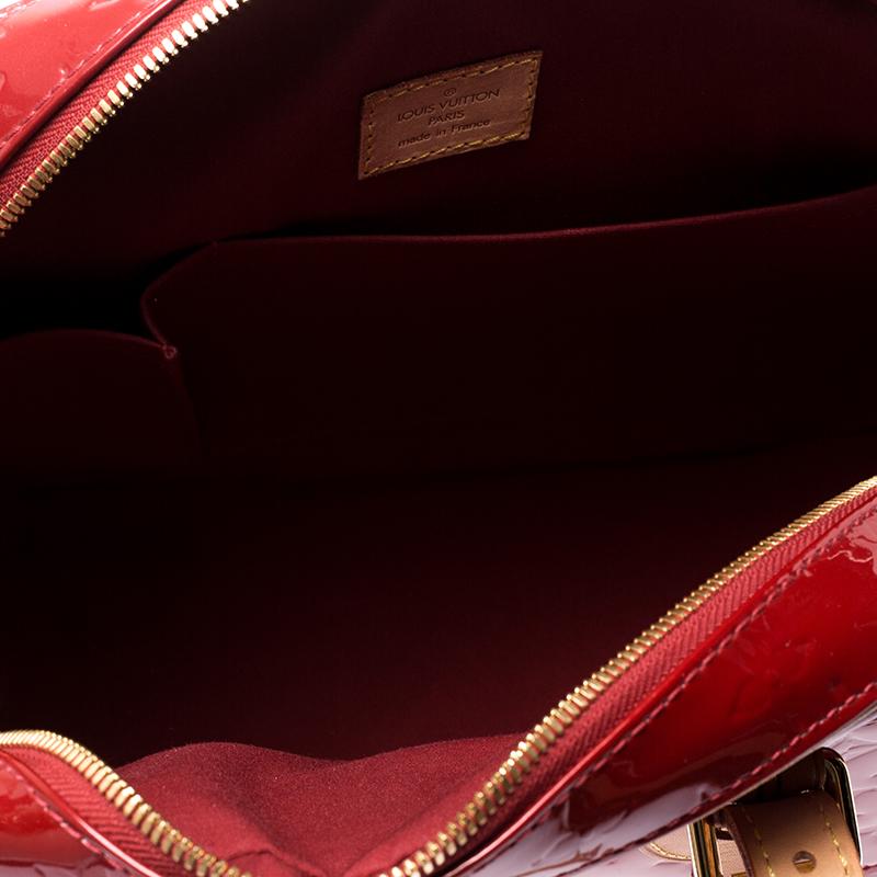 Louis Vuitton Pomme D’amour Monogram Vernis Summit Drive Bag 5