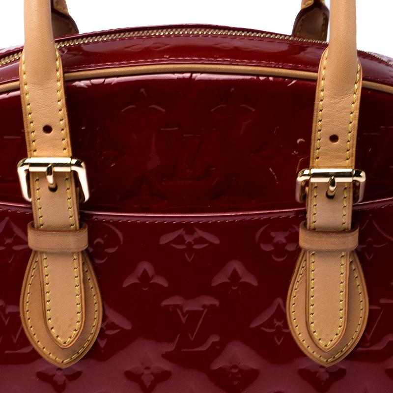 Louis Vuitton Pomme D’amour Monogram Vernis Summit Drive Bag 4