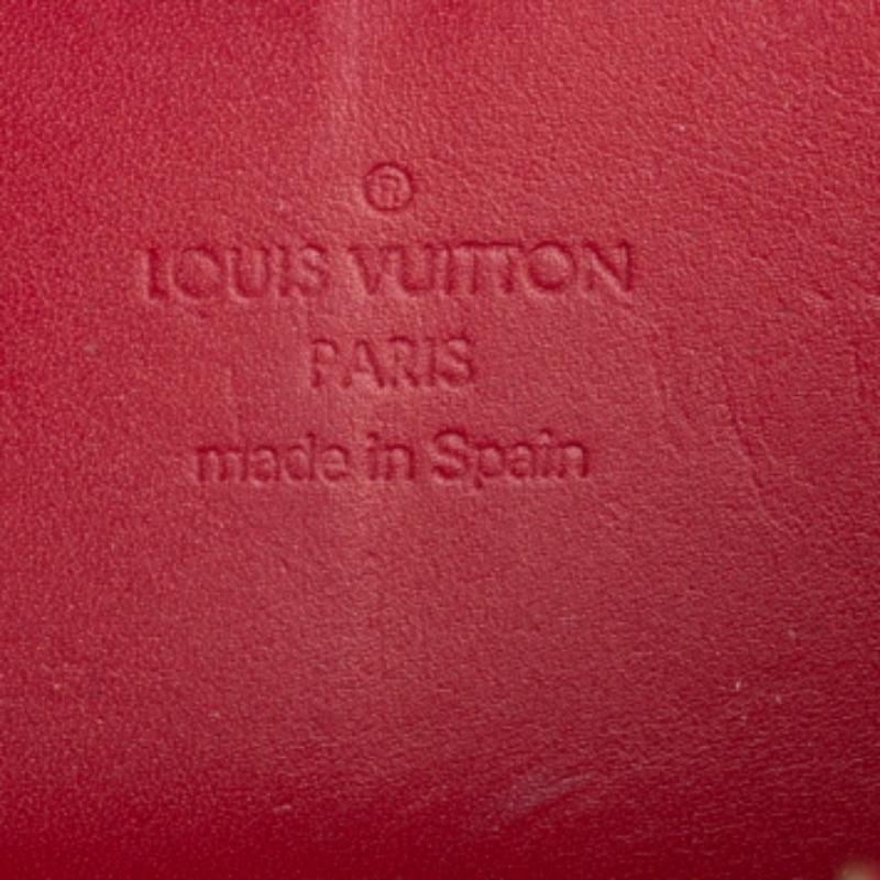 Louis Vuitton Pomme D’amour Monogram Vernis Zippy Wallet For Sale 1