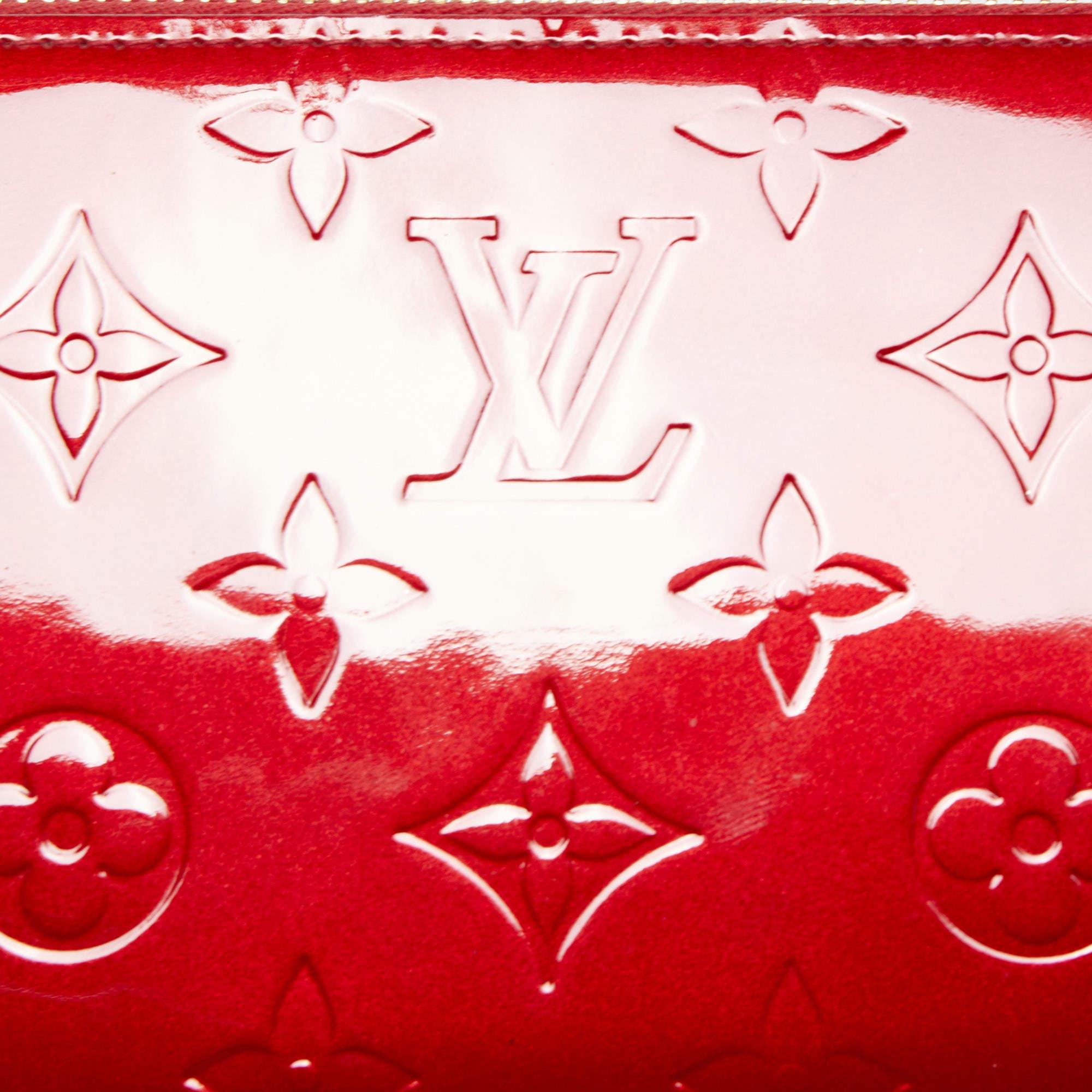 Louis Vuitton Pomme D’amour Monogram Vernis Zippy Wallet 4